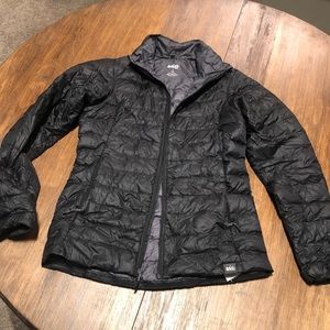Rei co-op down jacket black